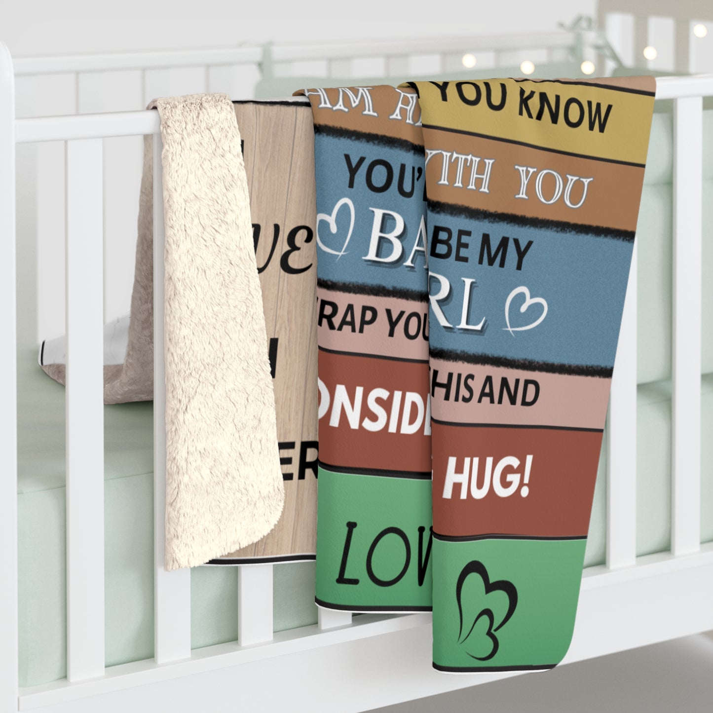 TO MY DAUGHTER | Sherpa Fleece Blanket 50 x 60