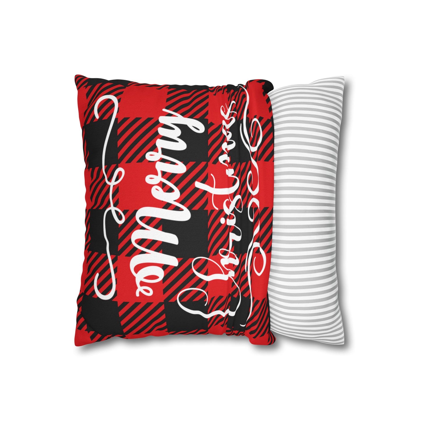 Christmas | "Merry Christmas" Square Pillow Cover (Available in 14", 16", 18", and 20")