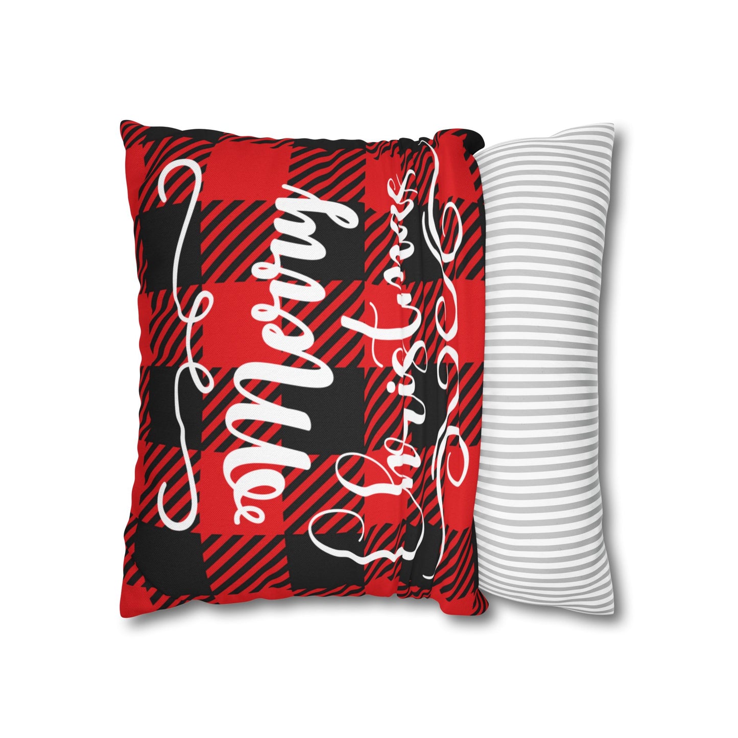 Christmas | "Merry Christmas" Square Pillow Cover (Available in 14", 16", 18", and 20")