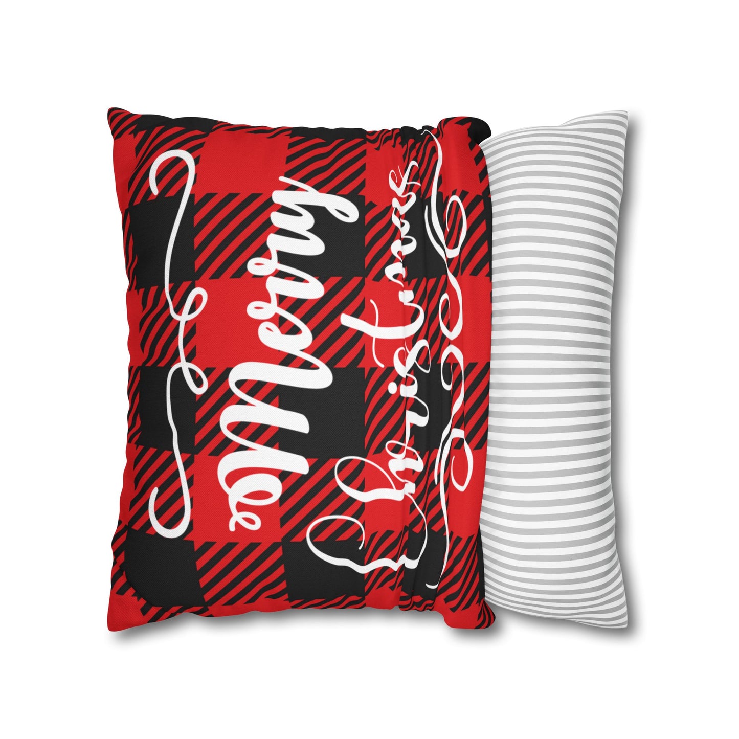 Christmas | "Merry Christmas" Square Pillow Cover (Available in 14", 16", 18", and 20")