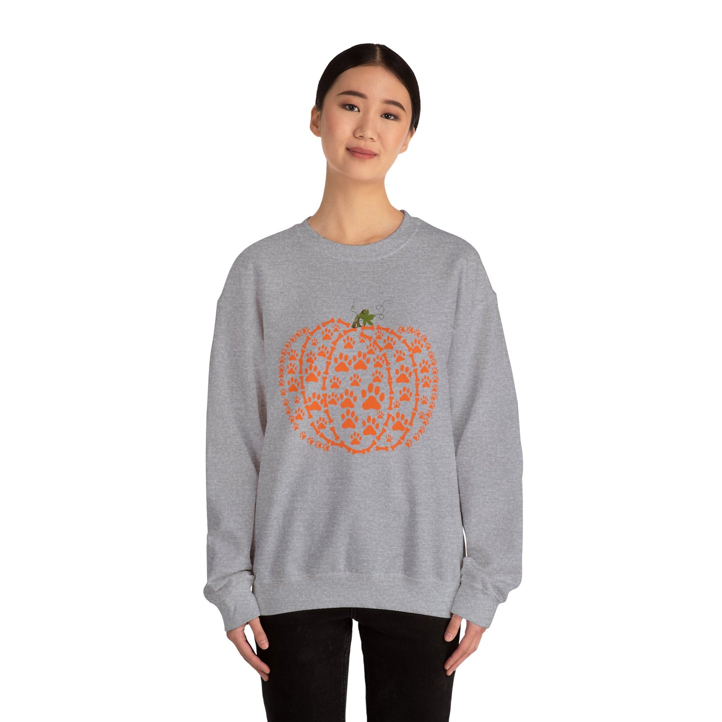 Pawprint Pumpkin Heavy Blend™ Sweatshirt