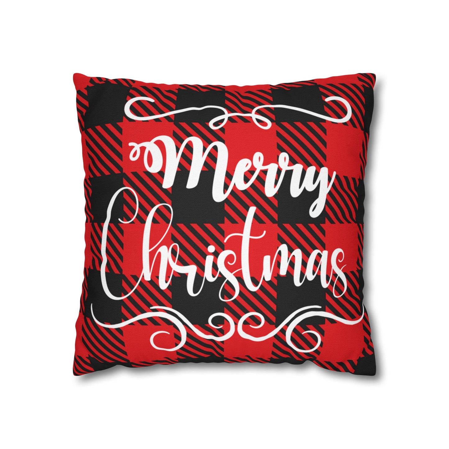 Christmas | "Merry Christmas" Square Pillow Cover (Available in 14", 16", 18", and 20")