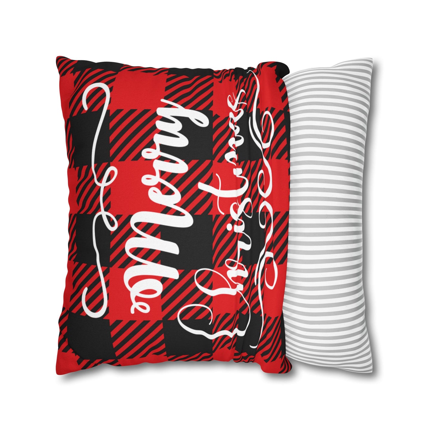 Christmas | "Merry Christmas" Square Pillow Cover (Available in 14", 16", 18", and 20")