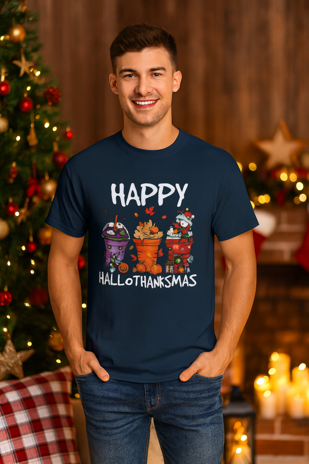 Happy HallowThanksMas Comfort Colors® Unisex Tshirt