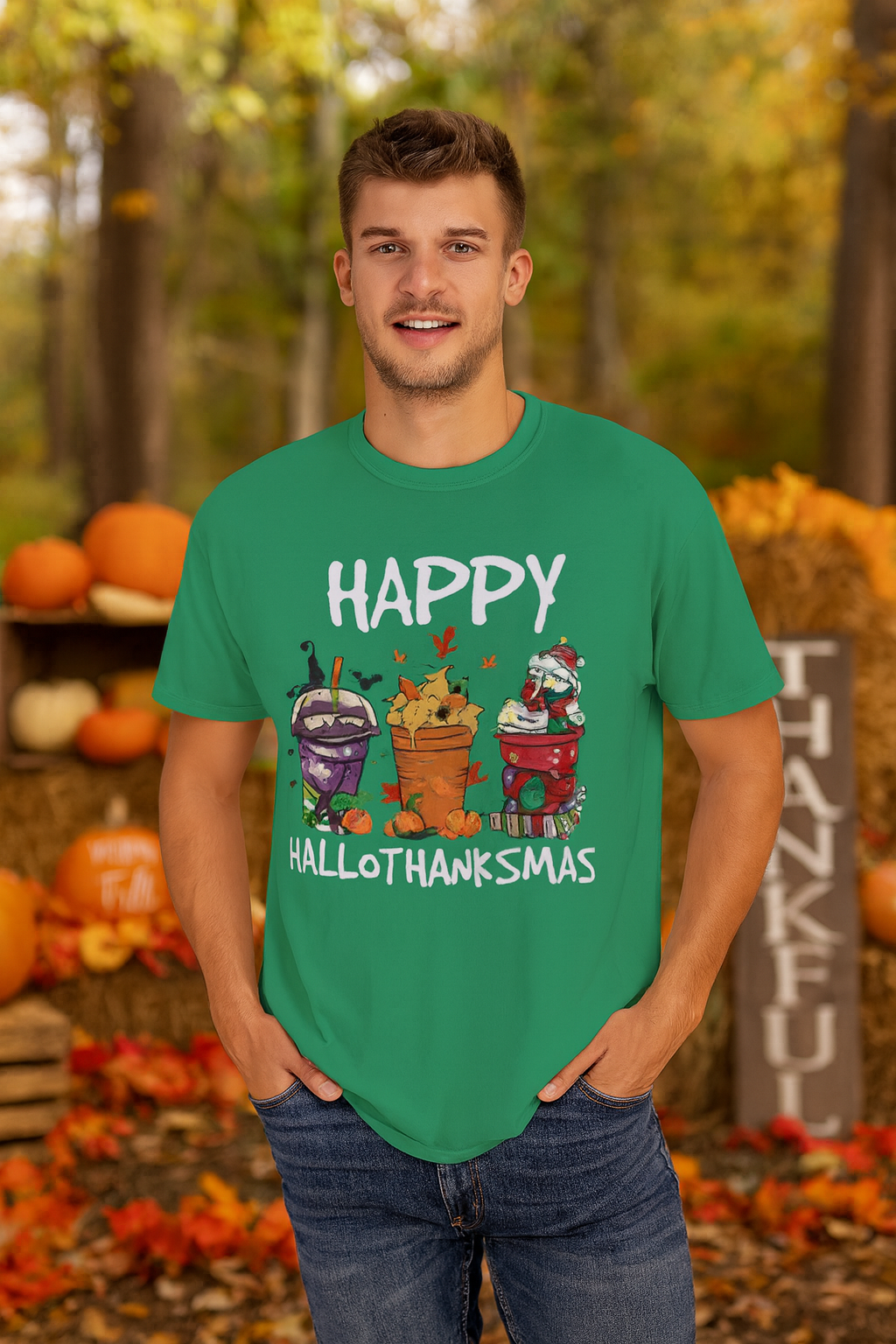 Happy HallowThanksMas Comfort Colors® Unisex Tshirt