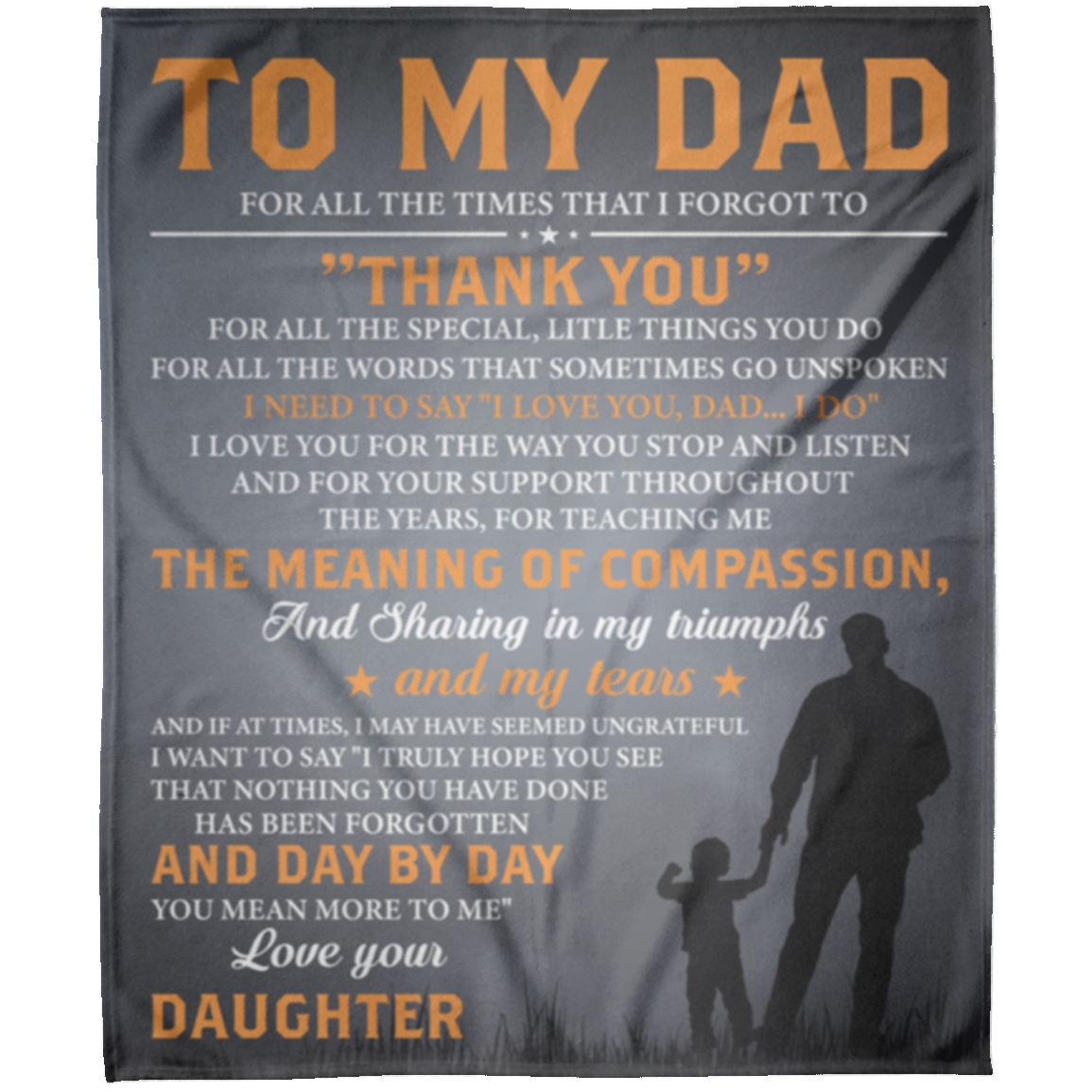 To My Dad | FLM Arctic Fleece Blanket 50x60
