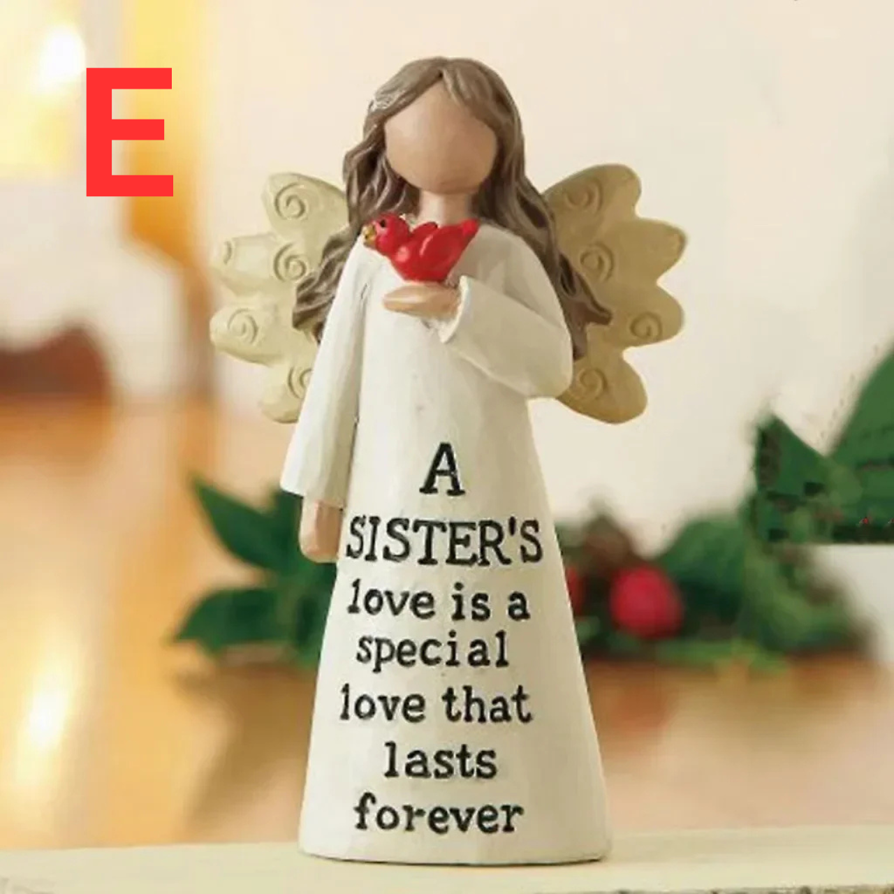 Hand-Carved Sister & Friendship Angels | Meaningful Keepsake Figurines | 5 Styles to Choose From