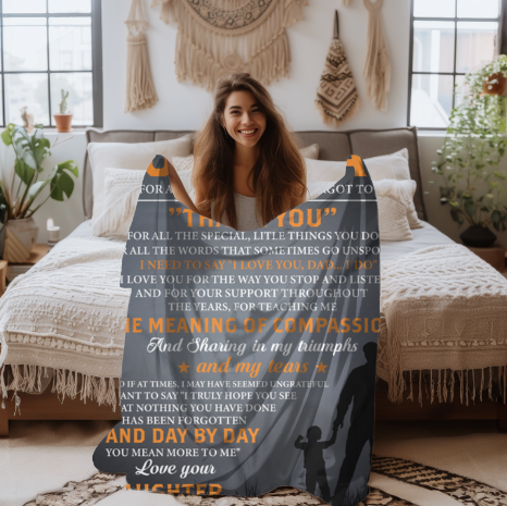To My Dad | FLM Arctic Fleece Blanket 50x60