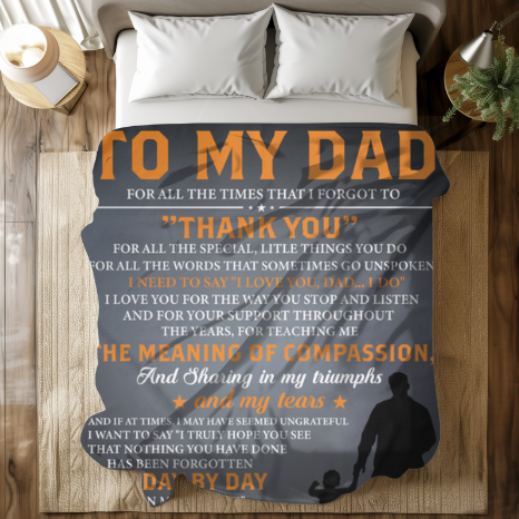 To My Dad | FLM Arctic Fleece Blanket 50x60