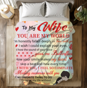To My Wife | Arctic Fleece Blanket 50x60