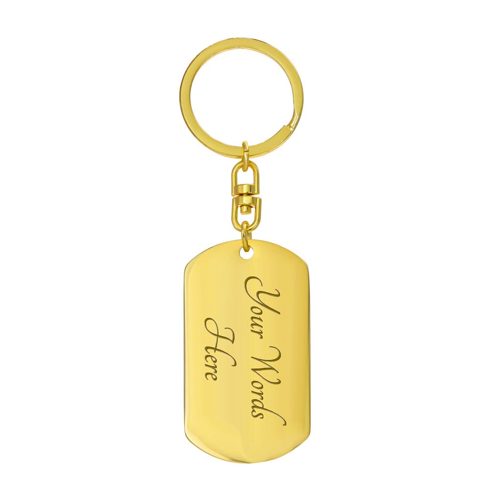 TO MY SON | DOGTAG KEYCHAIN