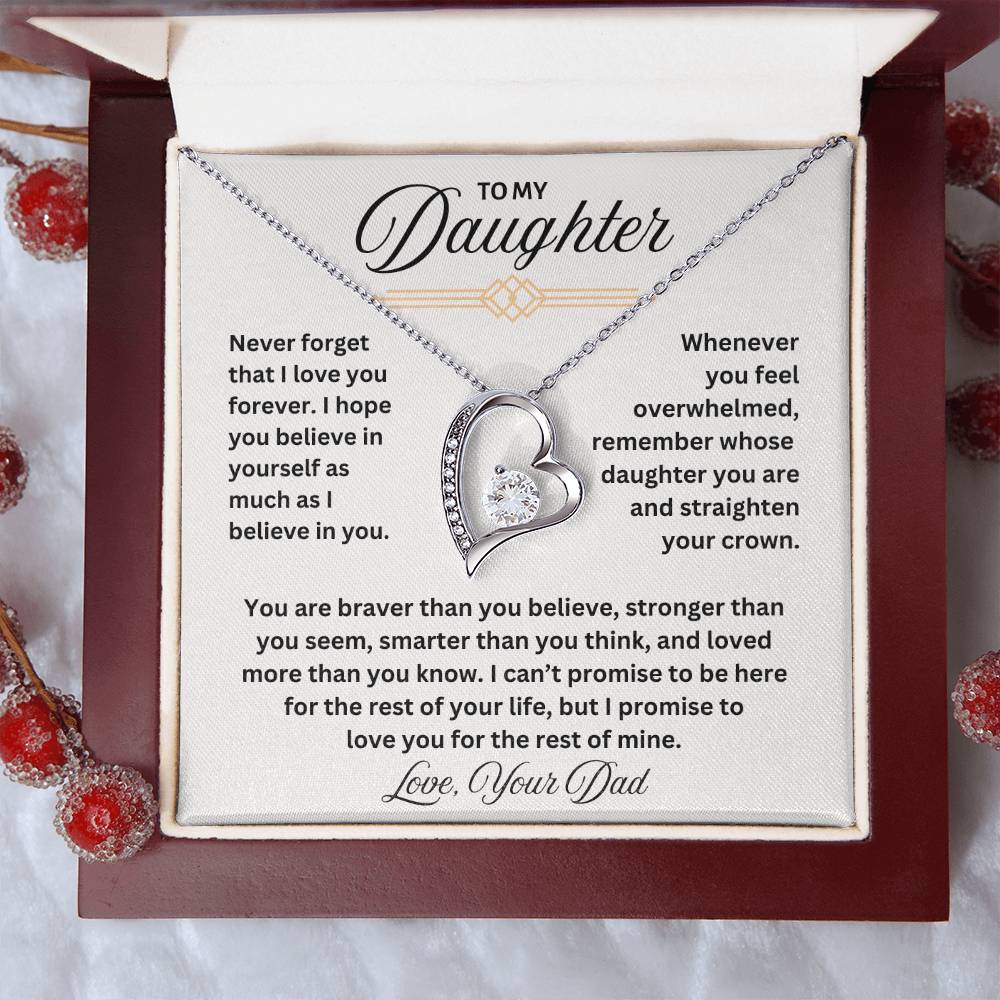 TO MY DAUGHTER | FOREVER LOVE NECKLACE