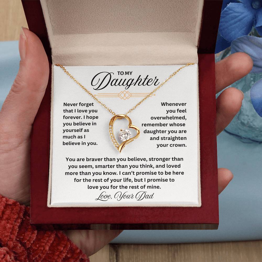 TO MY DAUGHTER | FOREVER LOVE NECKLACE