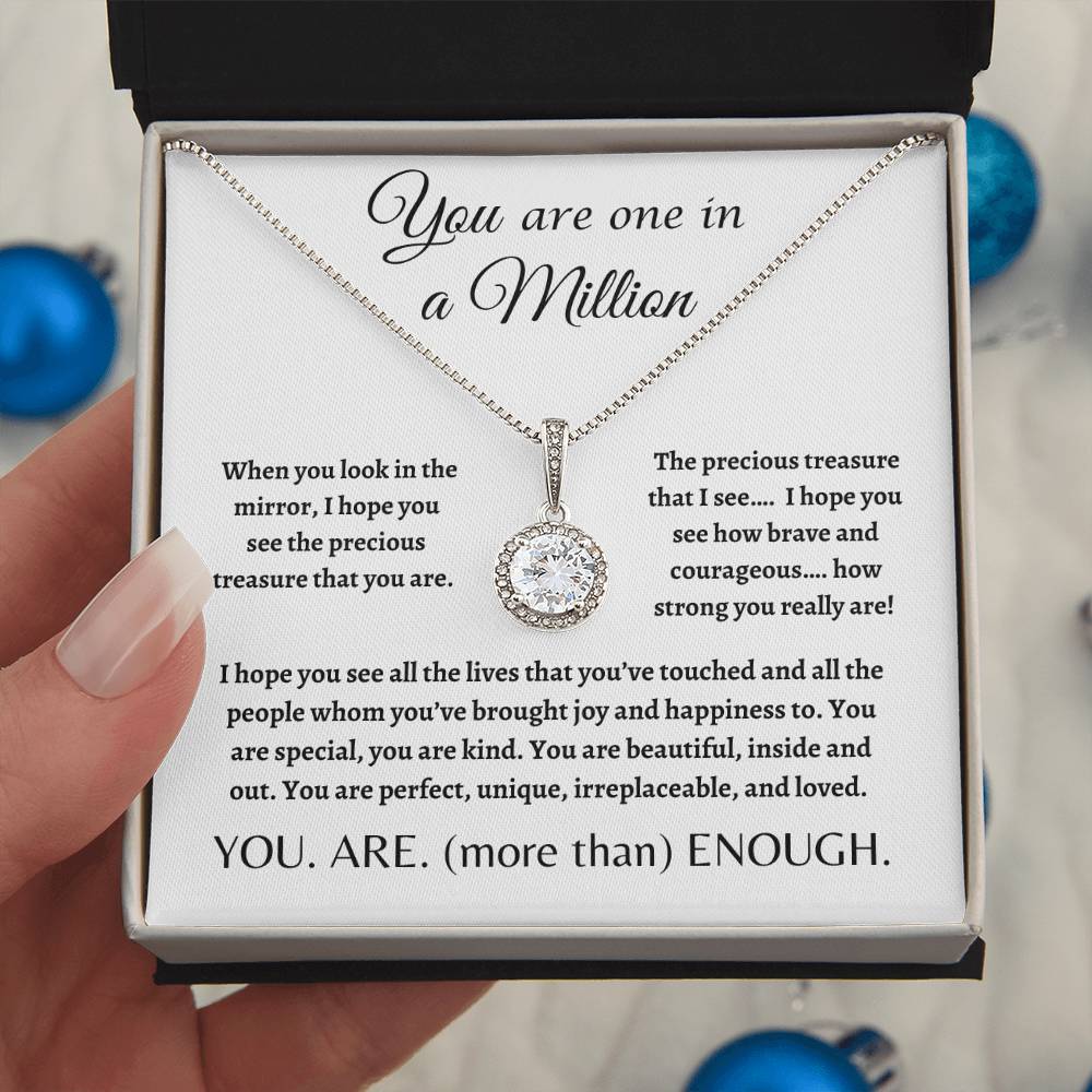 You are one in a Million | Daughter Necklace | Mother Necklace