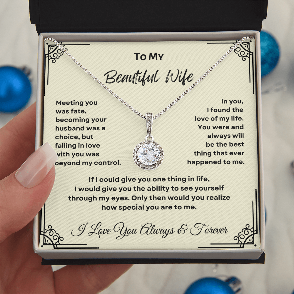 TO MY BEAUTIFUL WIFE | ETERNAL HOPE NECKLACE