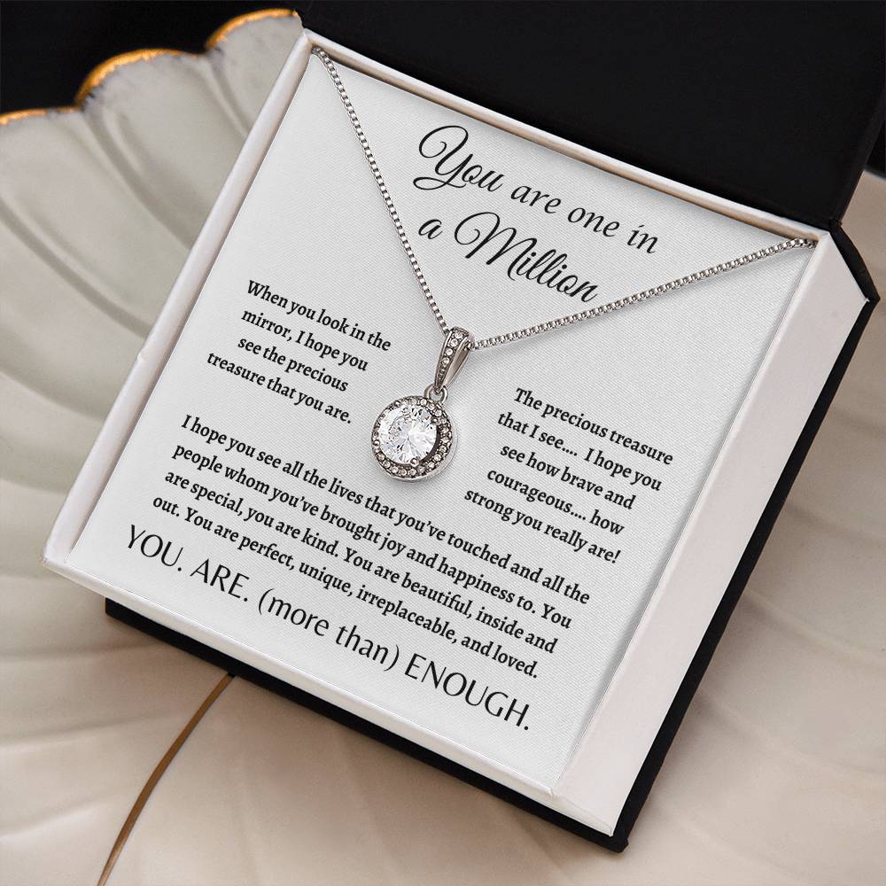 You are one in a Million | Daughter Necklace | Mother Necklace