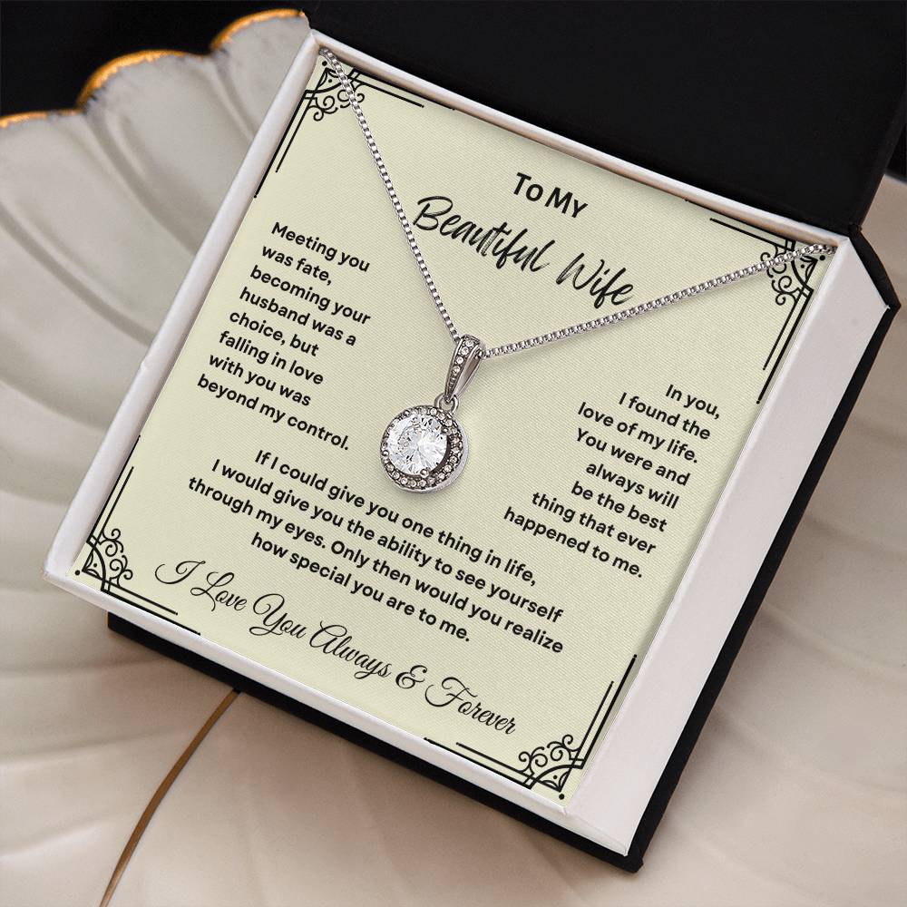 TO MY BEAUTIFUL WIFE | ETERNAL HOPE NECKLACE