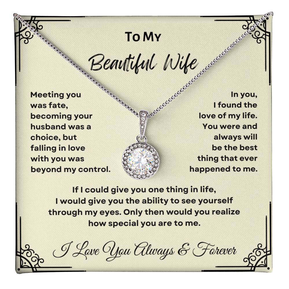 TO MY BEAUTIFUL WIFE | ETERNAL HOPE NECKLACE