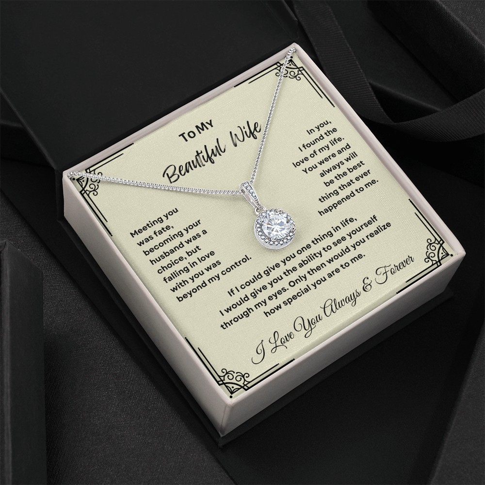 TO MY BEAUTIFUL WIFE | ETERNAL HOPE NECKLACE