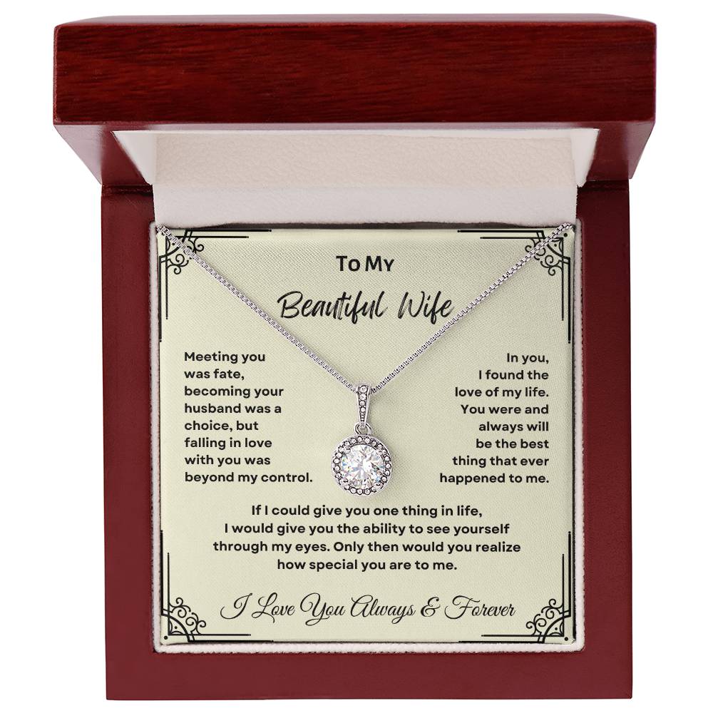TO MY BEAUTIFUL WIFE | ETERNAL HOPE NECKLACE