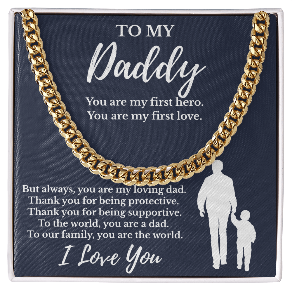 CUBAN LINK CHAIN | TO MY DADDY