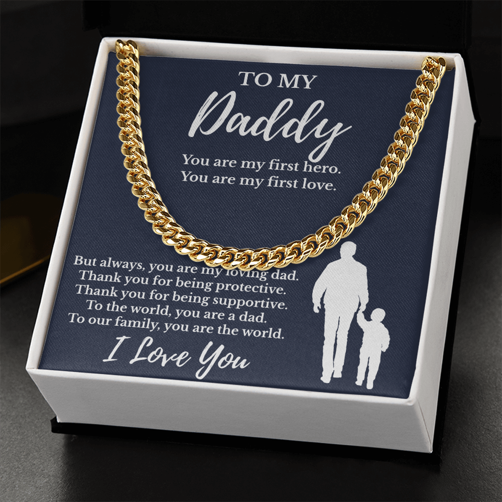CUBAN LINK CHAIN | TO MY DADDY