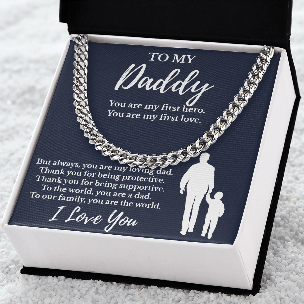 CUBAN LINK CHAIN | TO MY DADDY