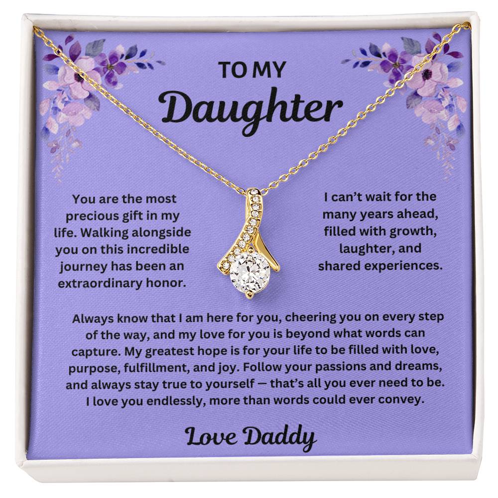 TO MY DAUGHTER NECKLACE | FROM DADDY