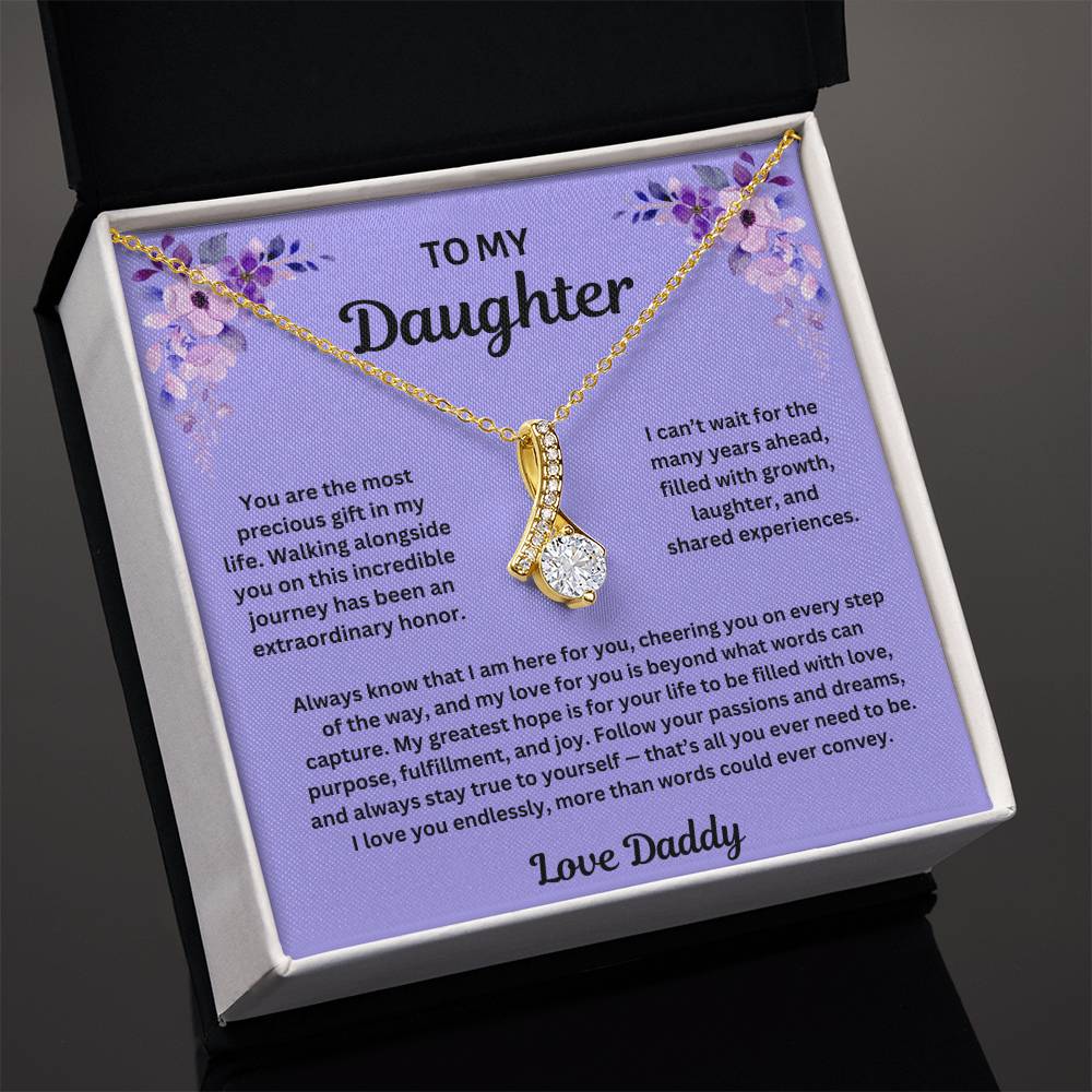 TO MY DAUGHTER NECKLACE | FROM DADDY