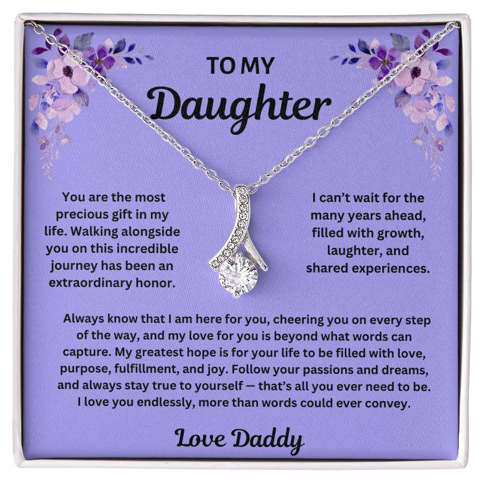 TO MY DAUGHTER NECKLACE | FROM DADDY