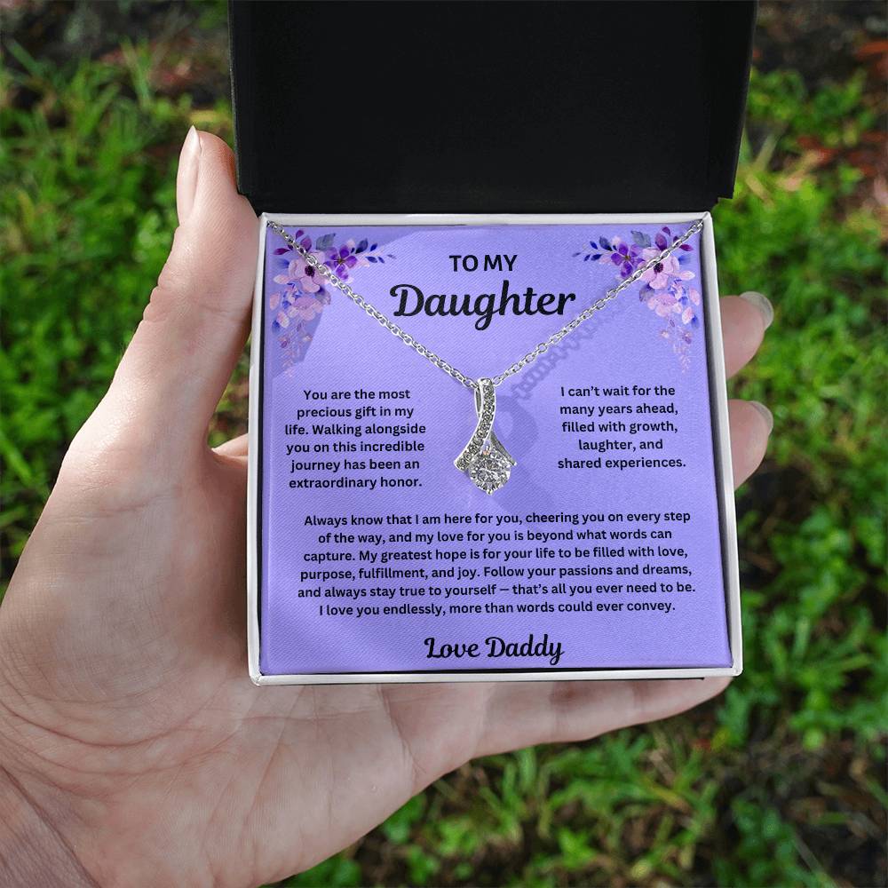 TO MY DAUGHTER NECKLACE | FROM DADDY