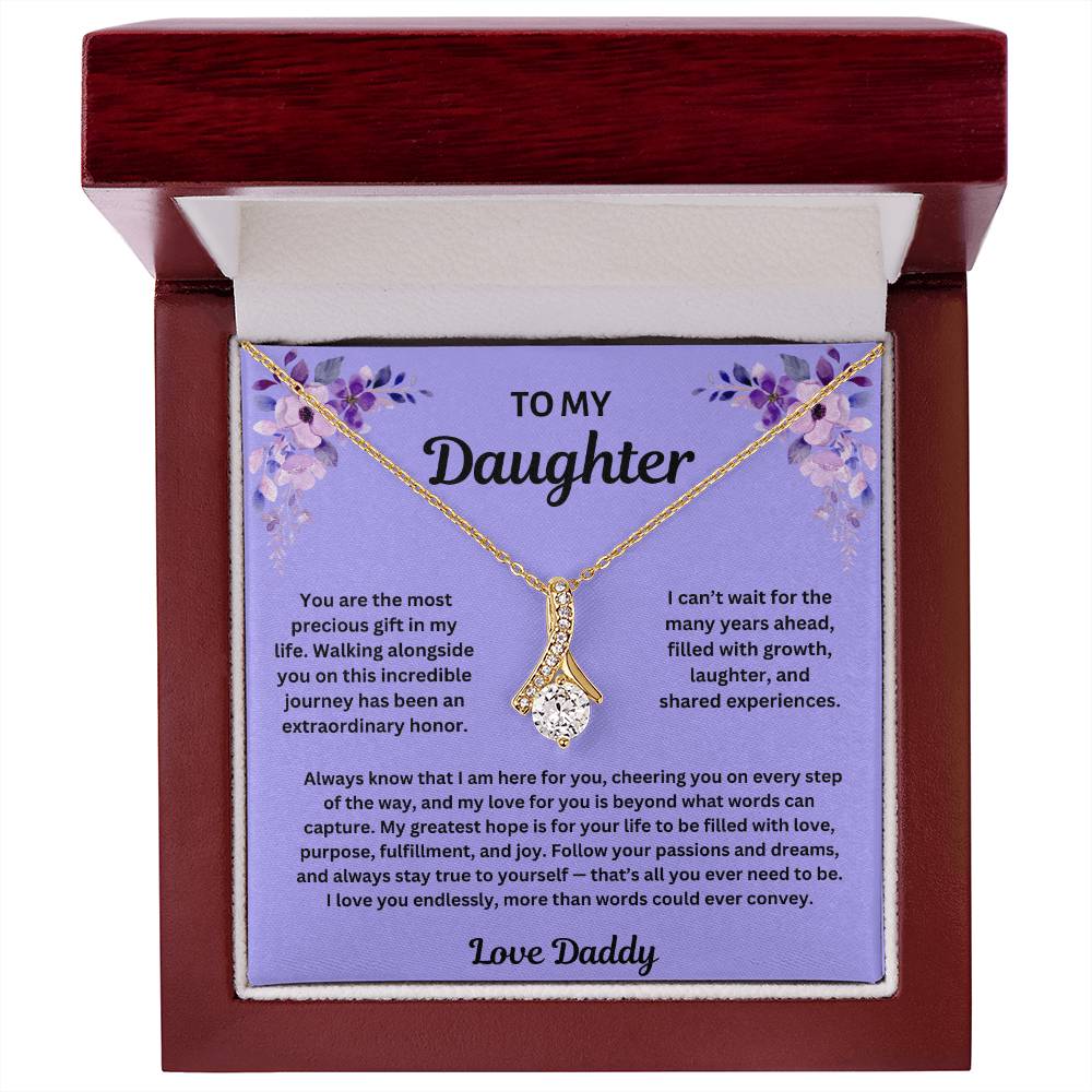 TO MY DAUGHTER NECKLACE | FROM DADDY