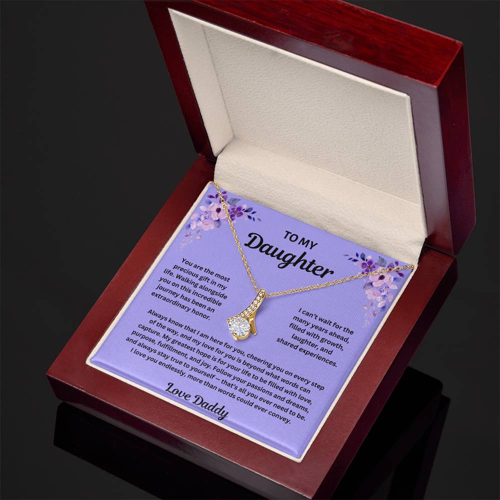 TO MY DAUGHTER NECKLACE | FROM DADDY