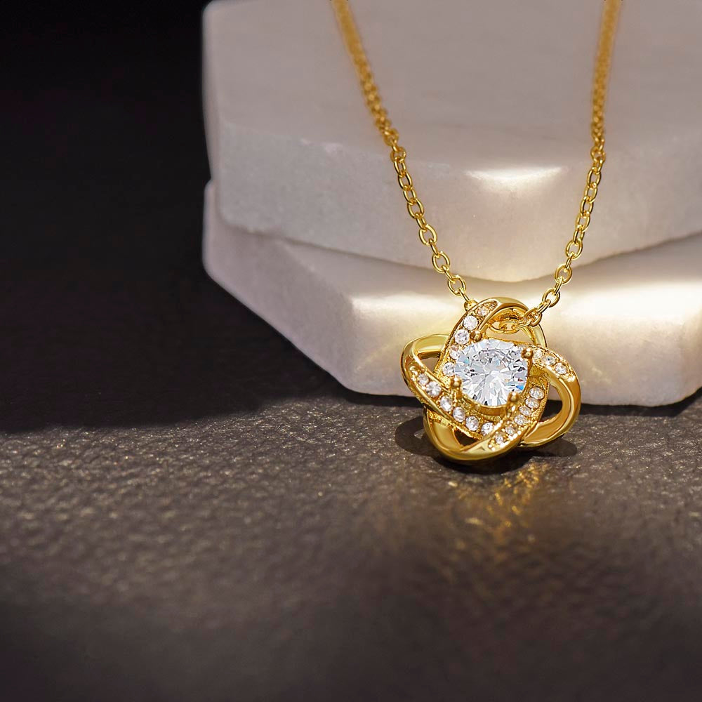 TO MY BEAUTIFUL WIFE | LOVE KNOT NECKLACE