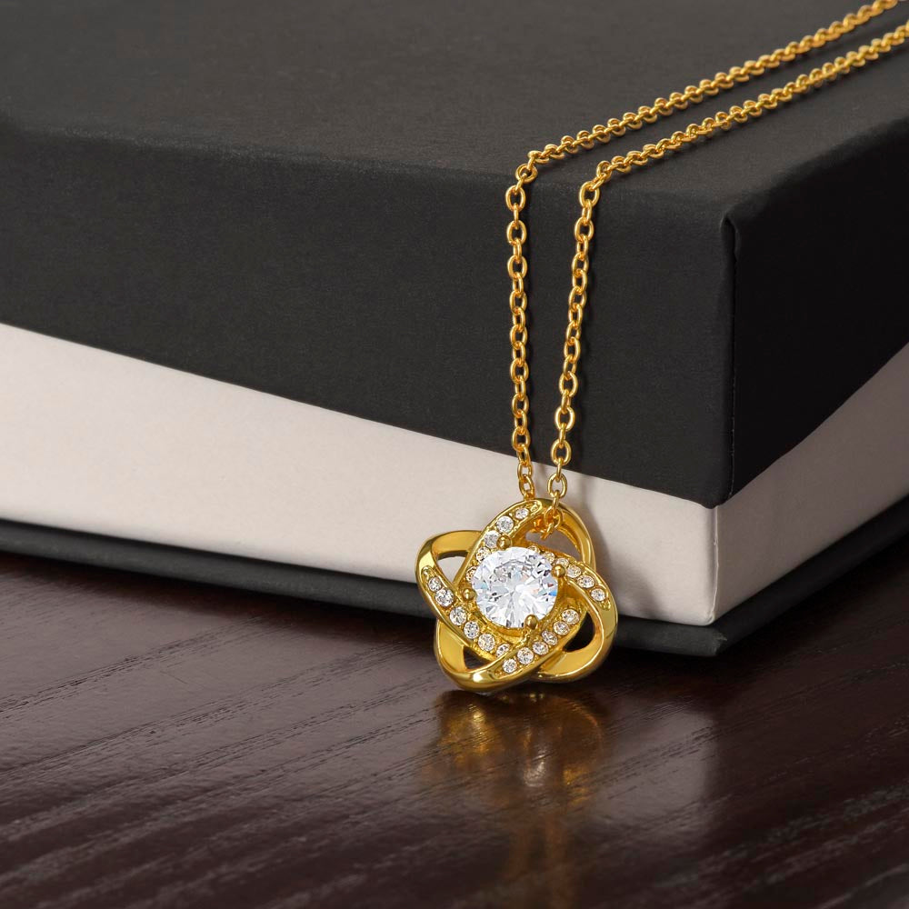 TO MY BEAUTIFUL WIFE | LOVE KNOT NECKLACE