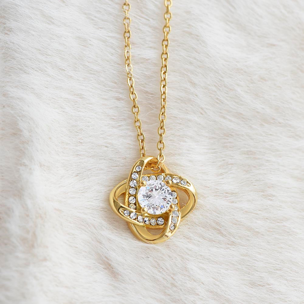 TO MY BEAUTIFUL WIFE | LOVE KNOT NECKLACE