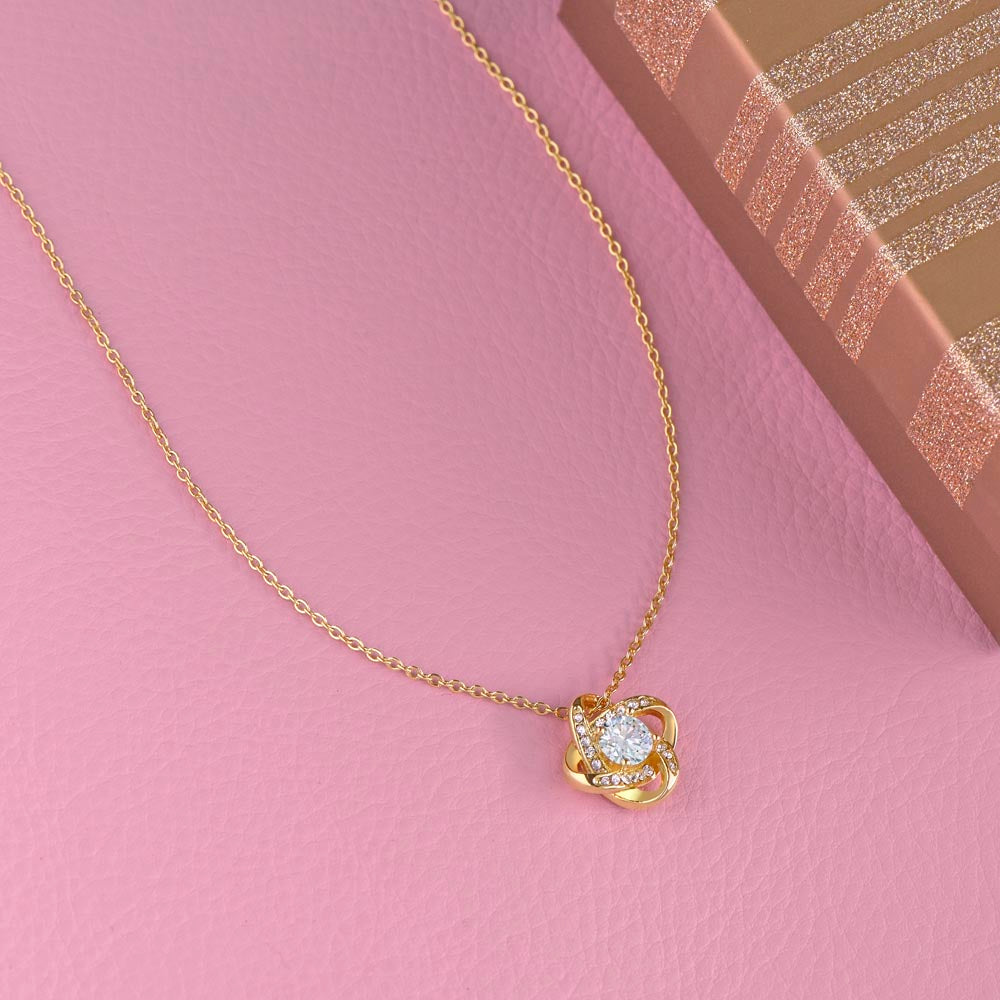 TO MY BEAUTIFUL WIFE | LOVE KNOT NECKLACE