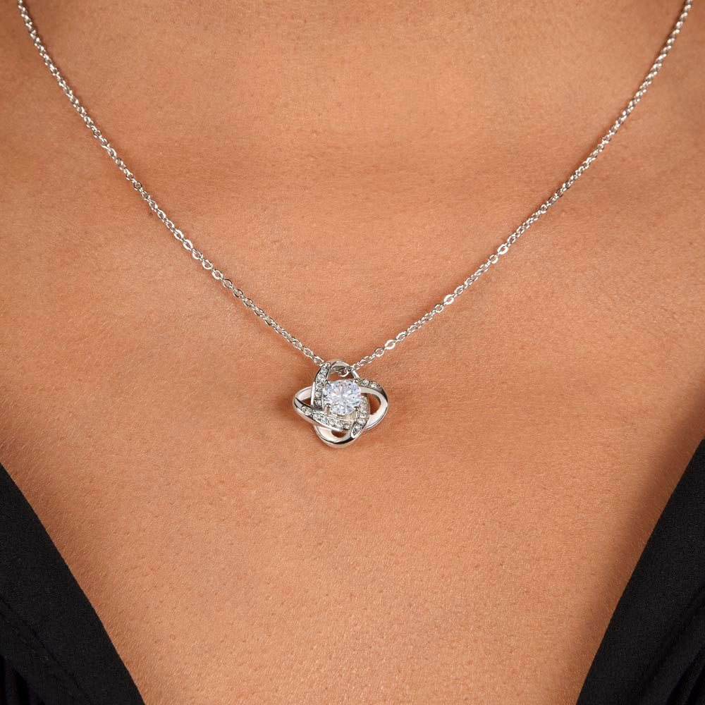 TO MY BEAUTIFUL WIFE | LOVE KNOT NECKLACE