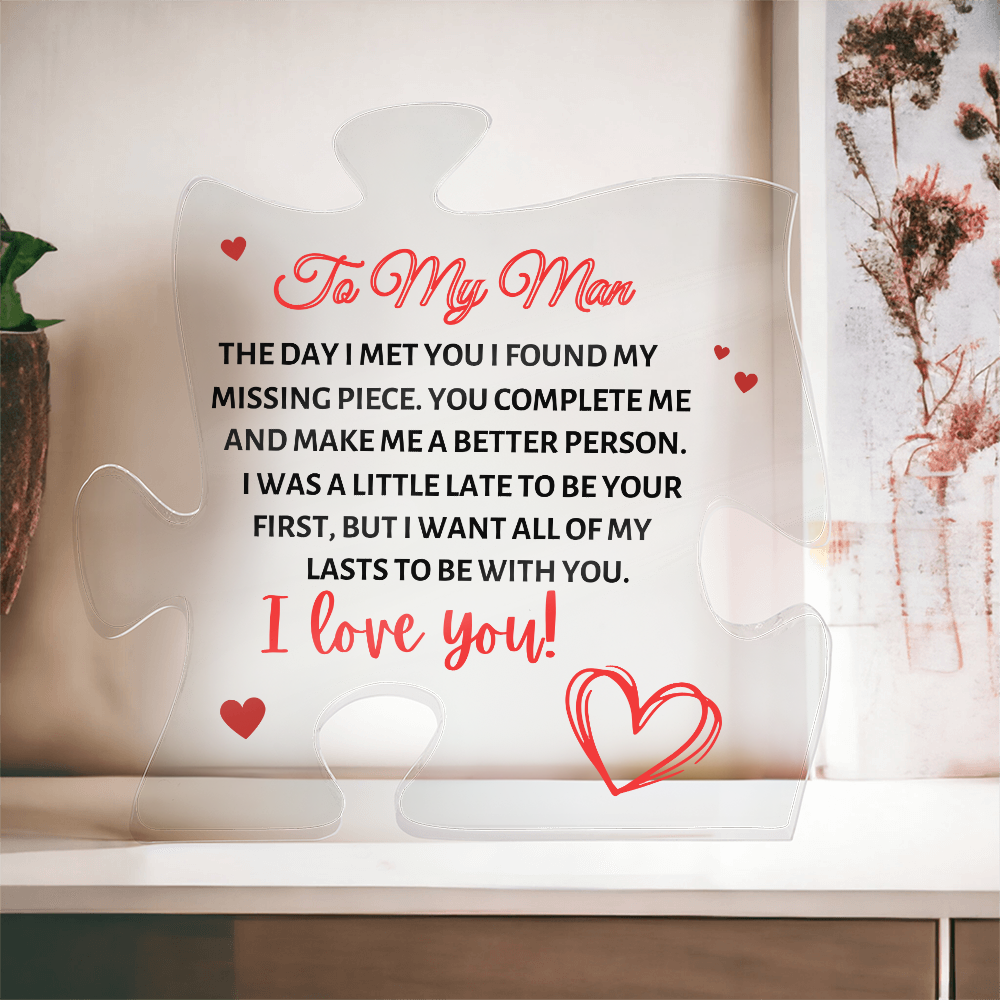 TO MY MAN | PUZZLE ACRYLIC