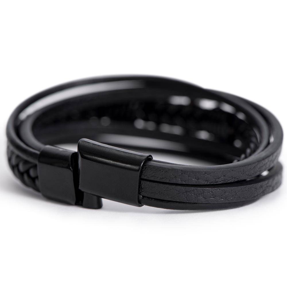 To My Son | Men's Cross Bracelet