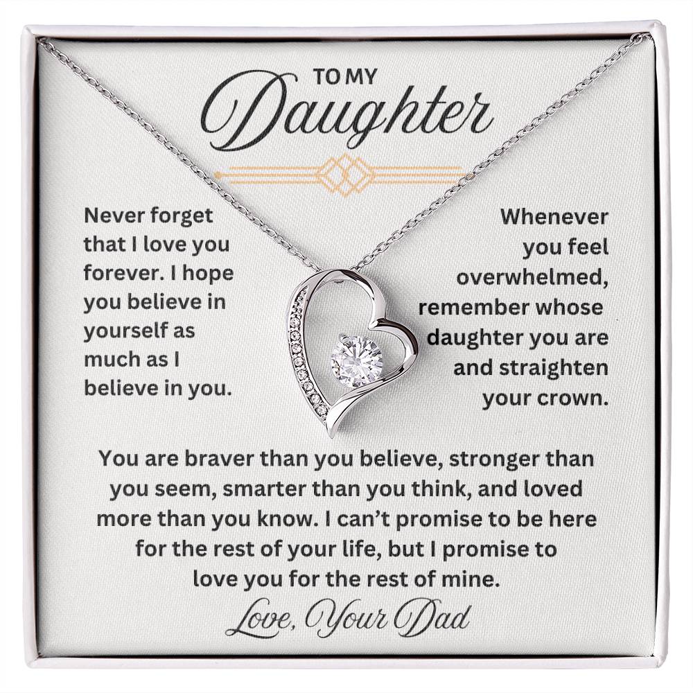 TO MY DAUGHTER | FOREVER LOVE NECKLACE