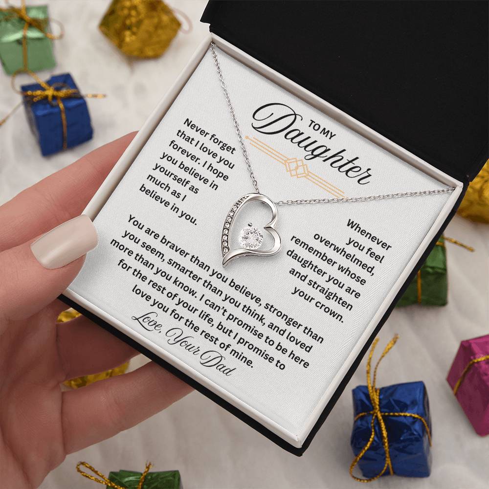 TO MY DAUGHTER | FOREVER LOVE NECKLACE
