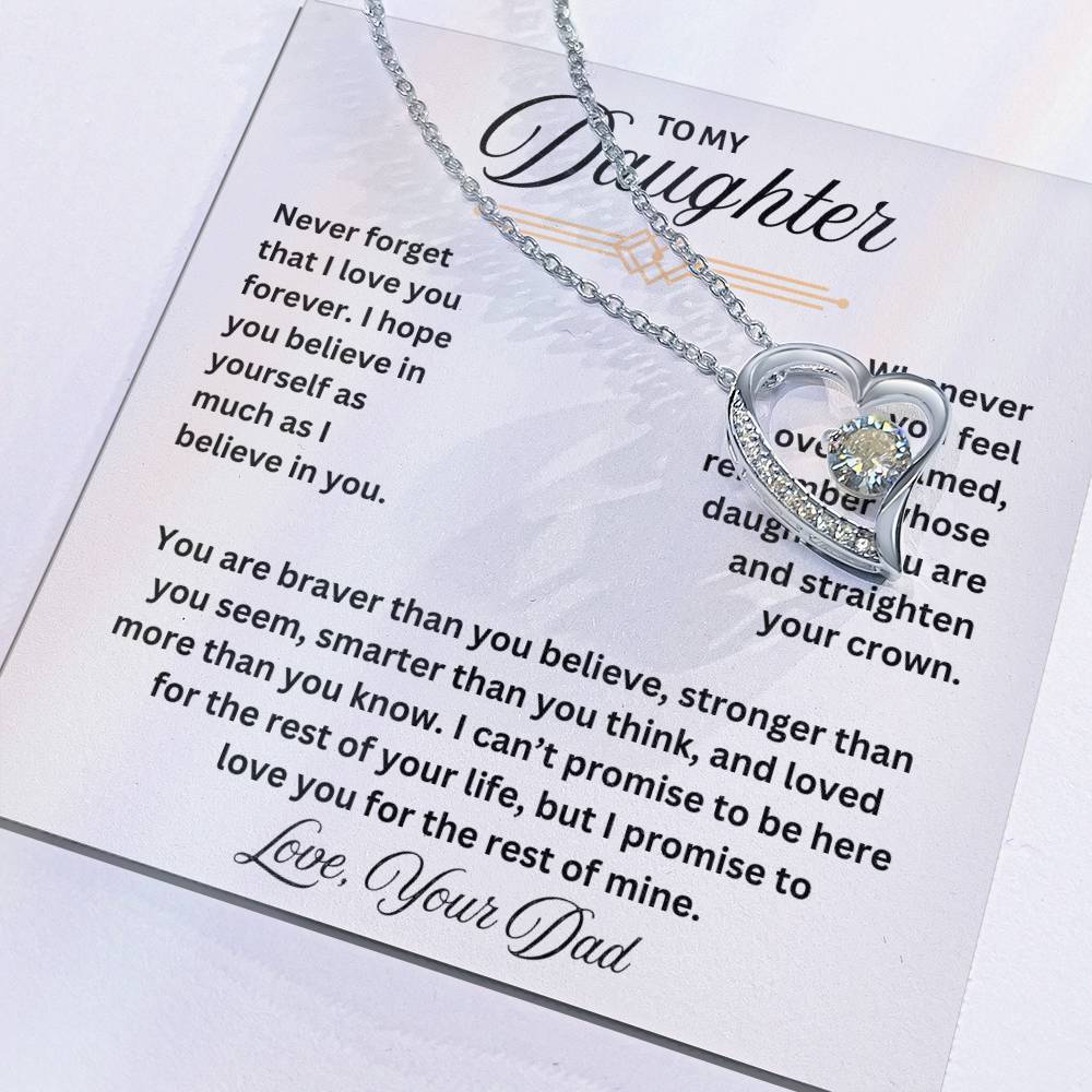 TO MY DAUGHTER | FOREVER LOVE NECKLACE