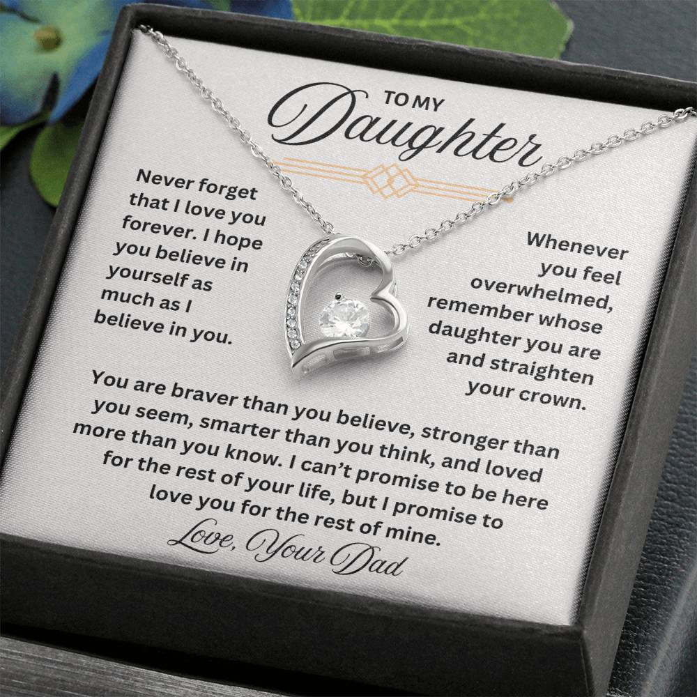TO MY DAUGHTER | FOREVER LOVE NECKLACE