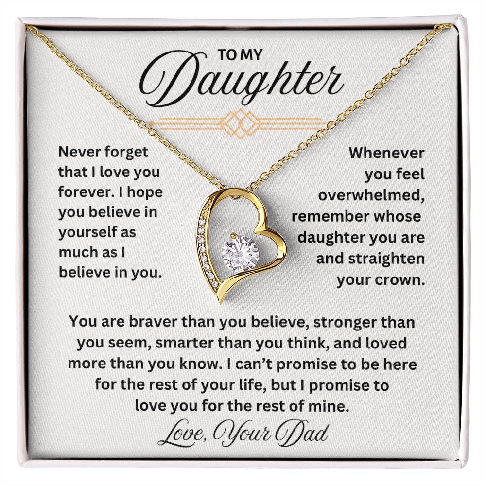 TO MY DAUGHTER | FOREVER LOVE NECKLACE