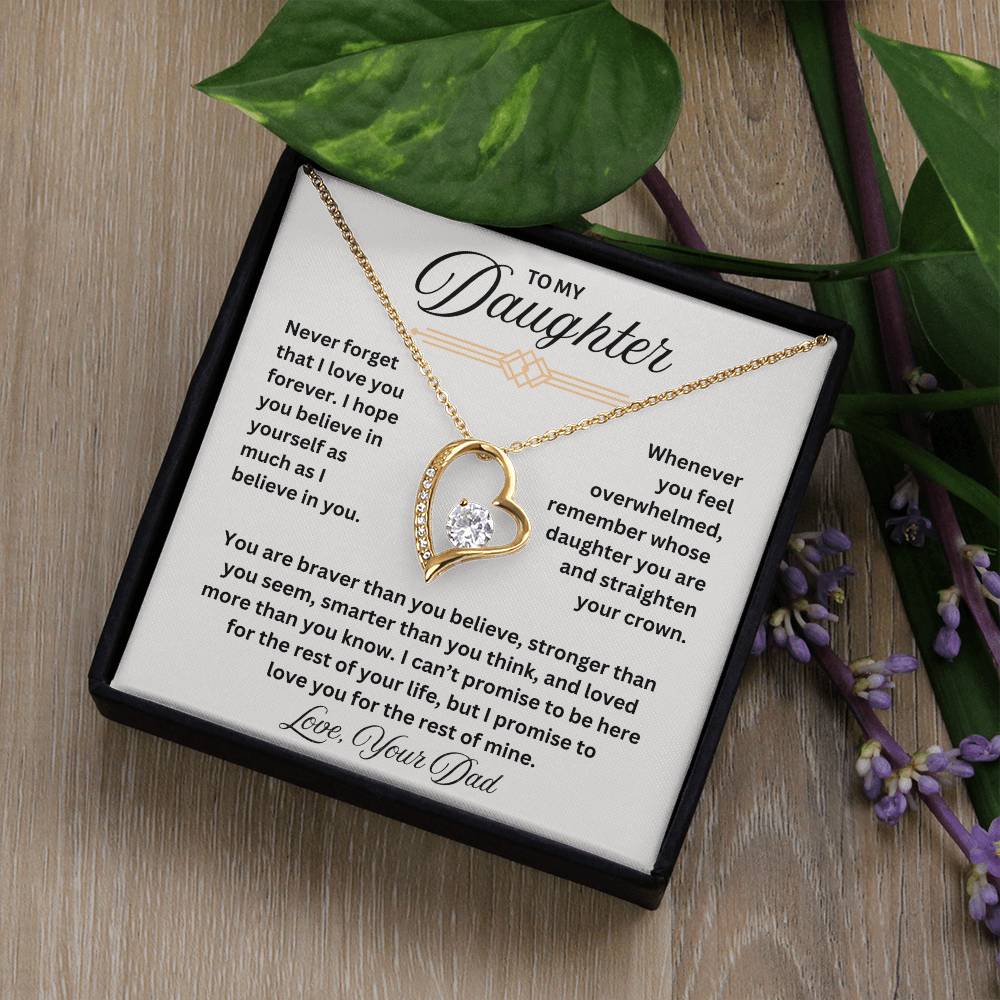 TO MY DAUGHTER | FOREVER LOVE NECKLACE