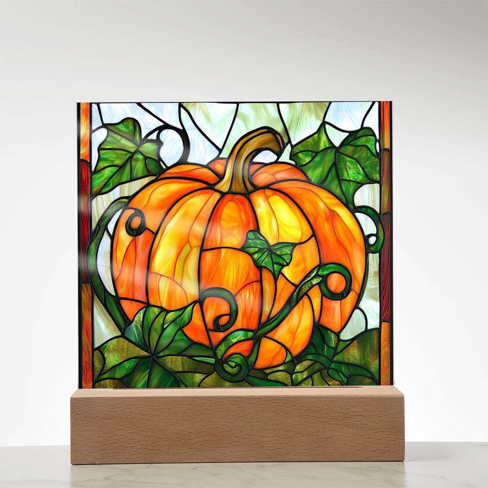 Fall | Harvest Bounty Square Acrylic LED Light