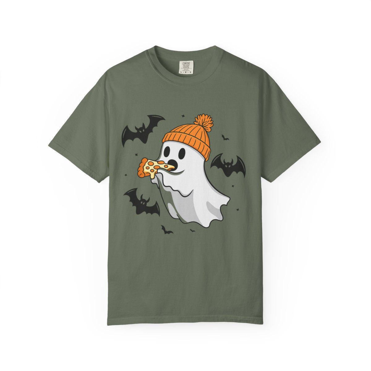 Comfort Colors® Halloween Pizza Ghost Unisex T-shirt