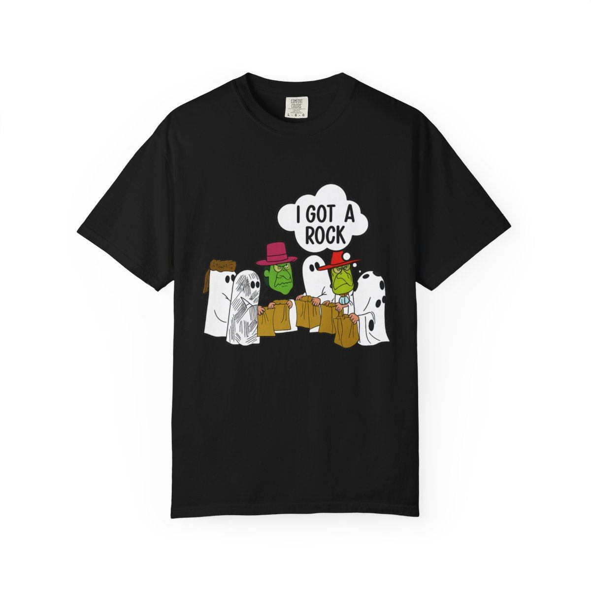 Comfort Colors® "I Got A Rock" Halloween Trick-or-Treat Grinch Mashup T-Shirt
