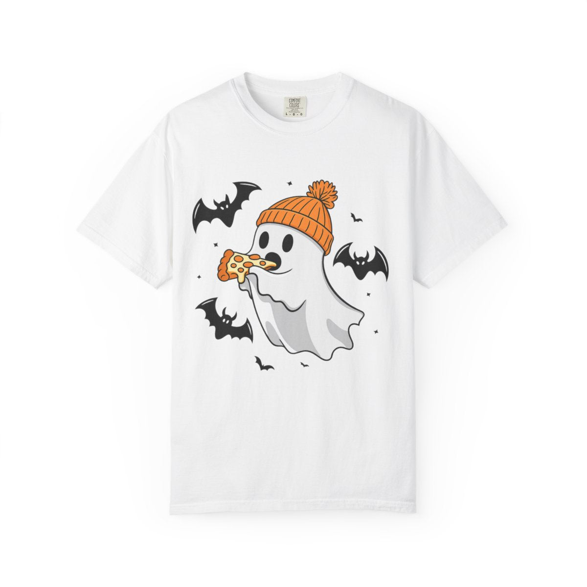 Comfort Colors® Halloween Pizza Ghost Unisex T-shirt
